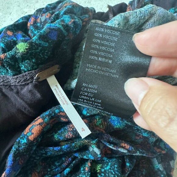 Free People Saturday Sun High-Waisted Mini Skirt in Who is She Size 4 - Picture 8 of 10